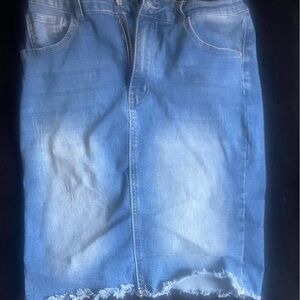 Denim Mini Skirt